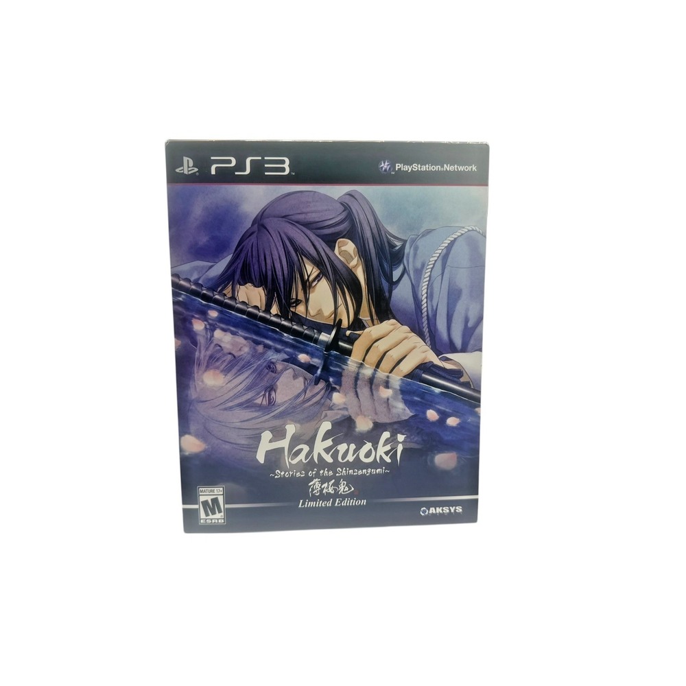Hakuoki: Stories of the Shinsengumi Limited Edition‎ Sony PlayStation 3 PS3 Game